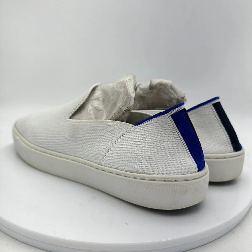 Rothys The Original Slip On Sneaker Bright White Women Comfort Shoes Size 8